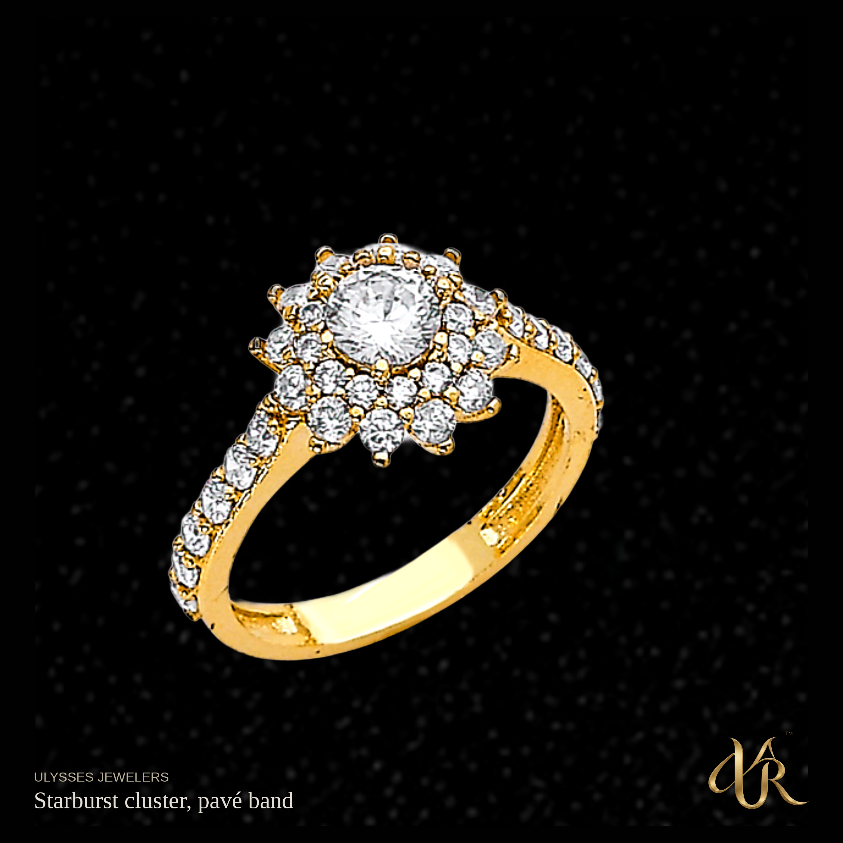 Starburst cluster, pavé band