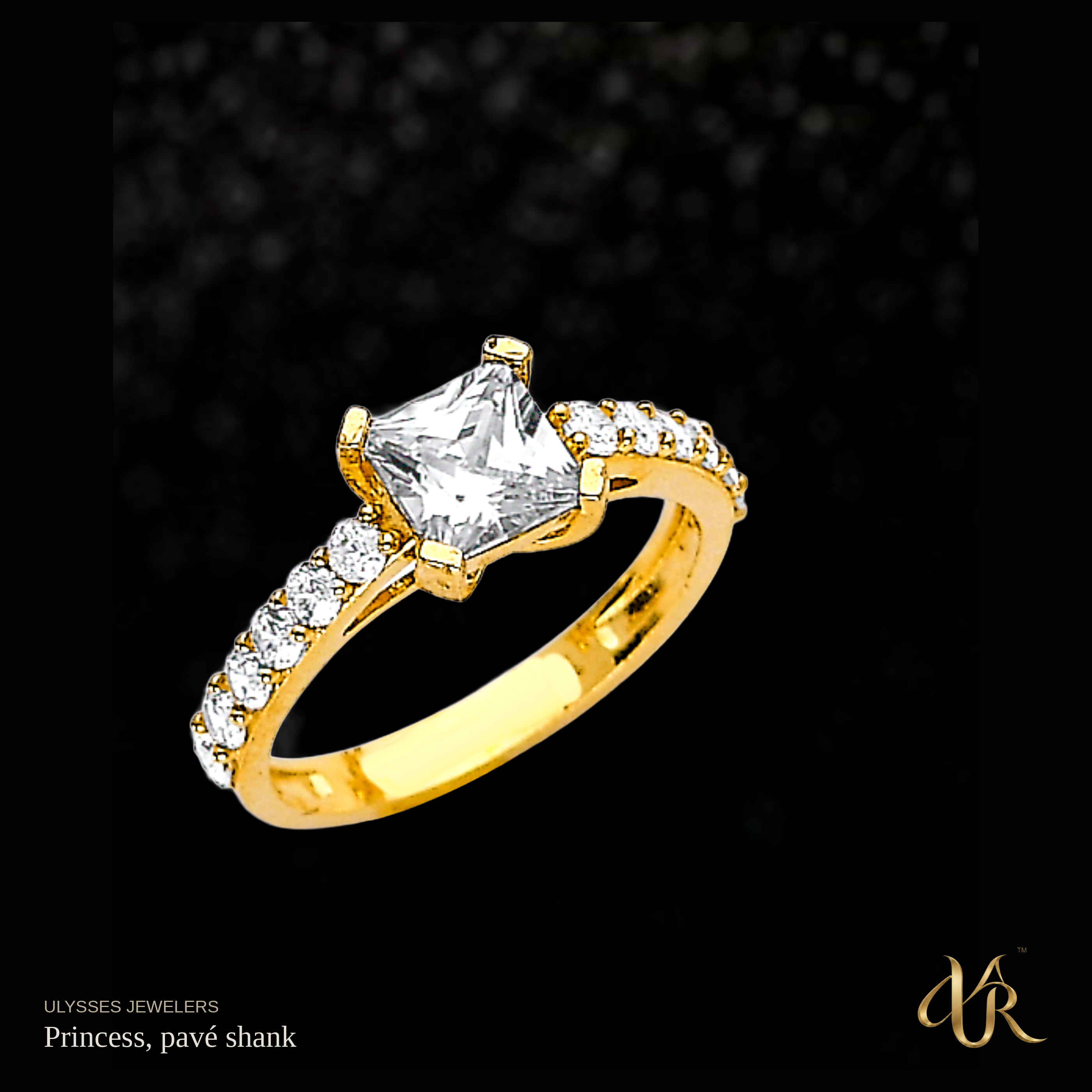 Princess, pavé shank