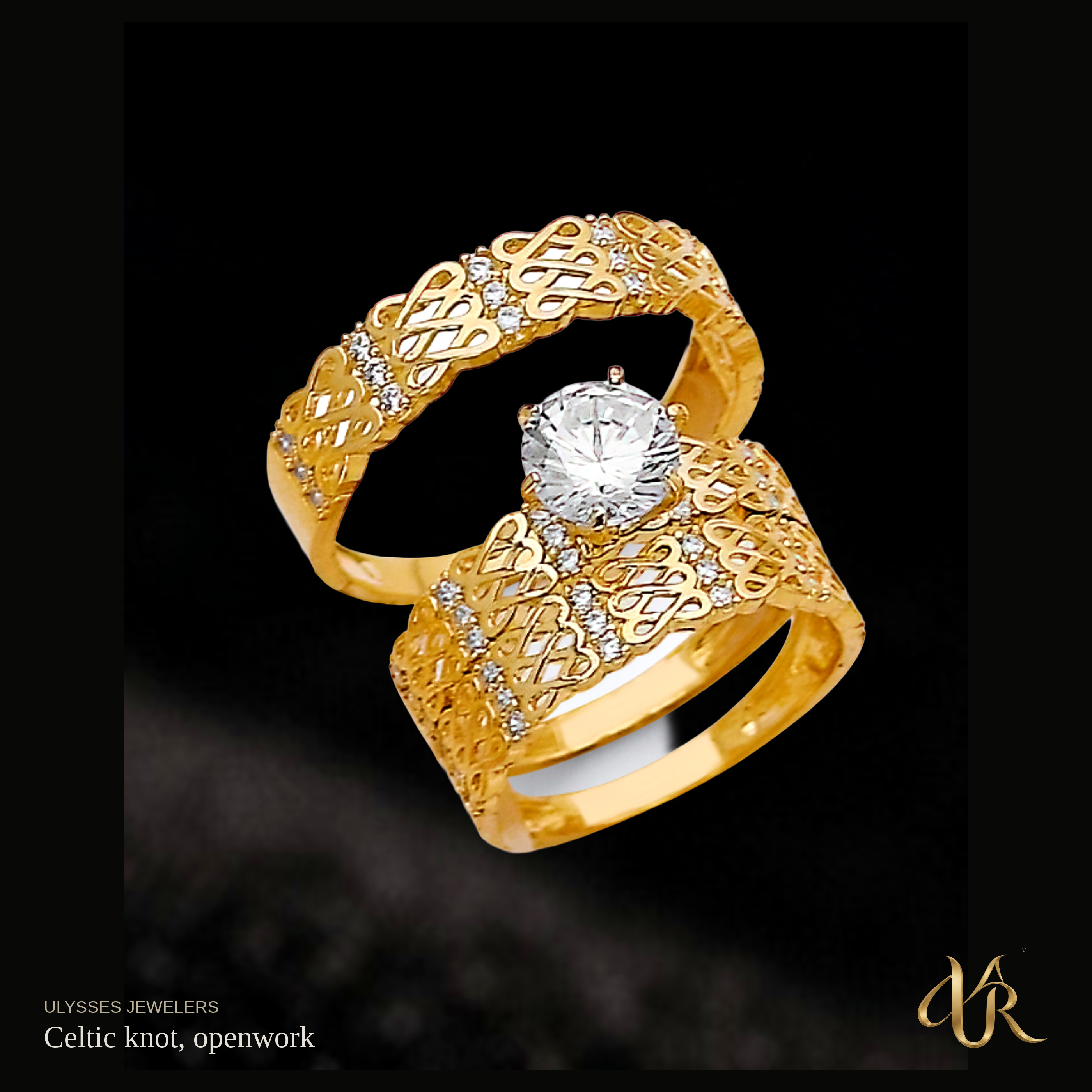 Celtic knot, openwork