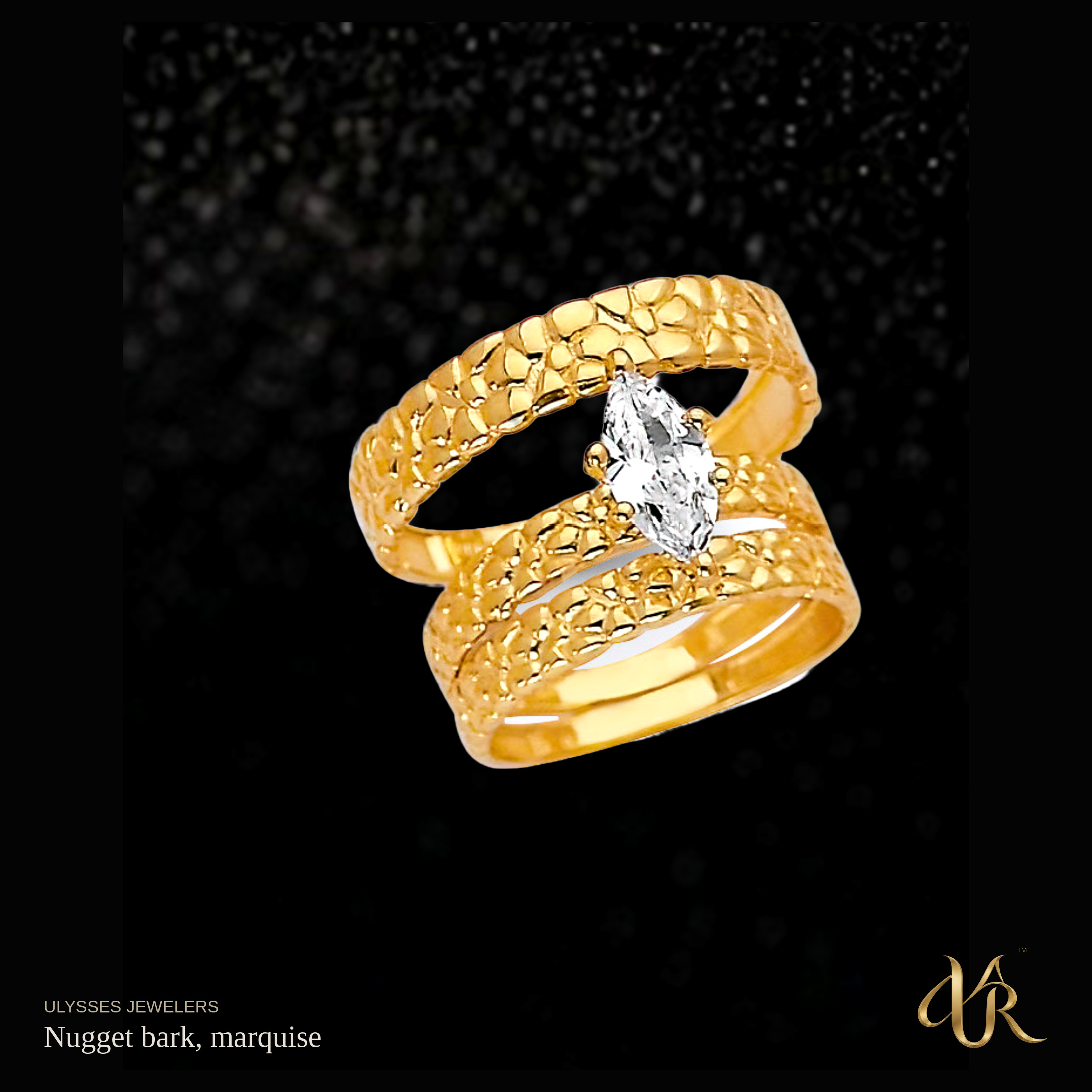 Nugget bark, marquise