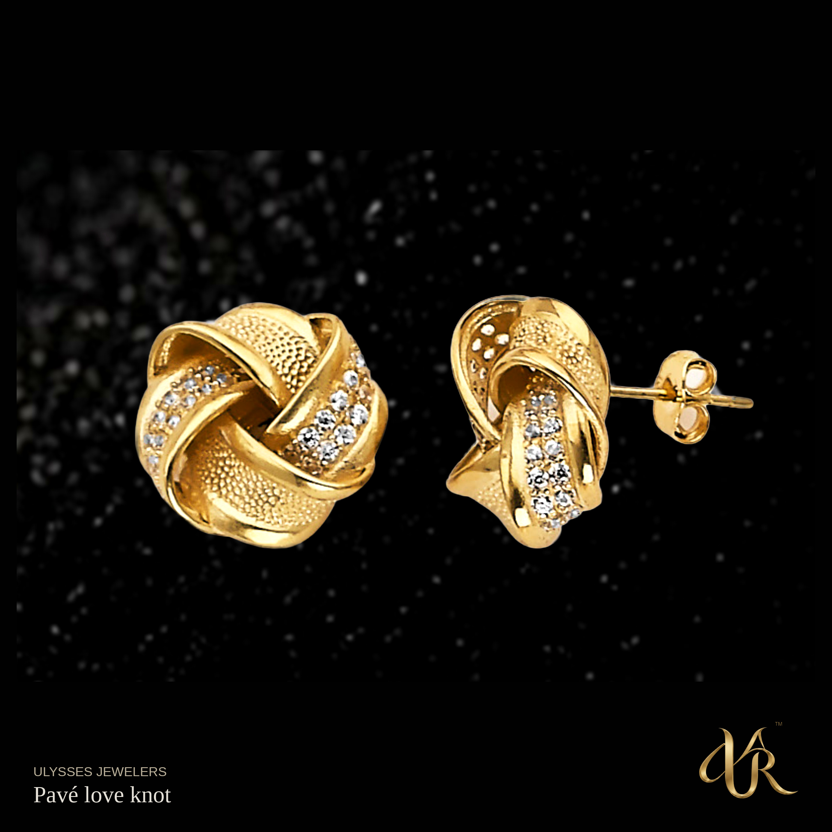 Pavé love knot