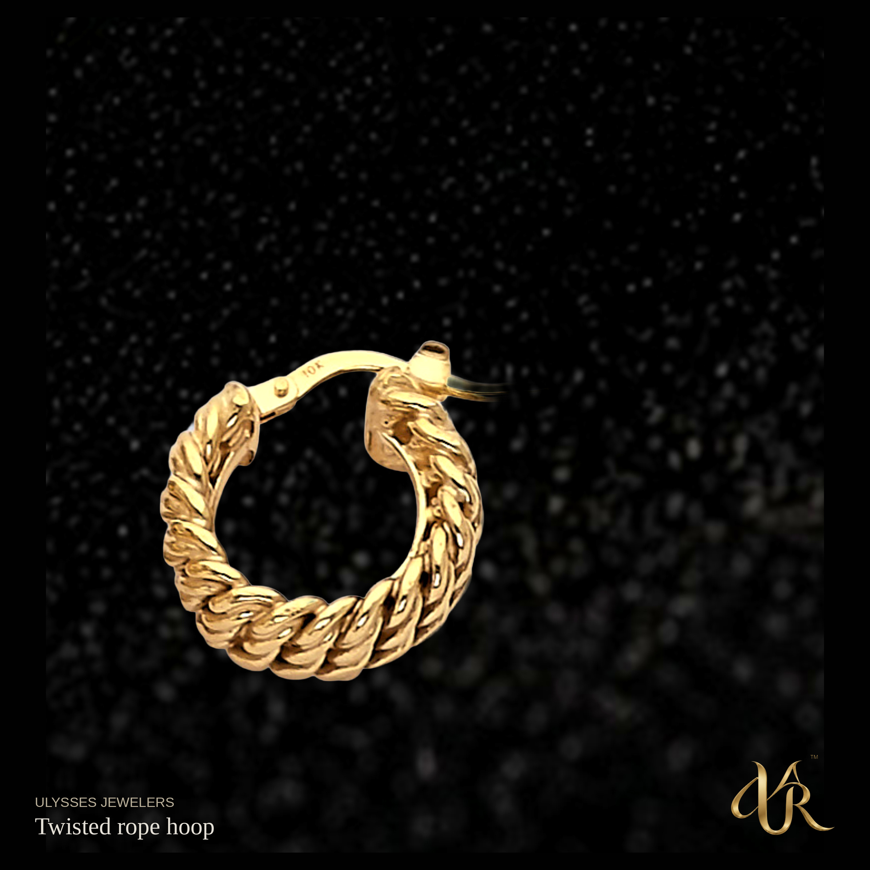Twisted rope hoop