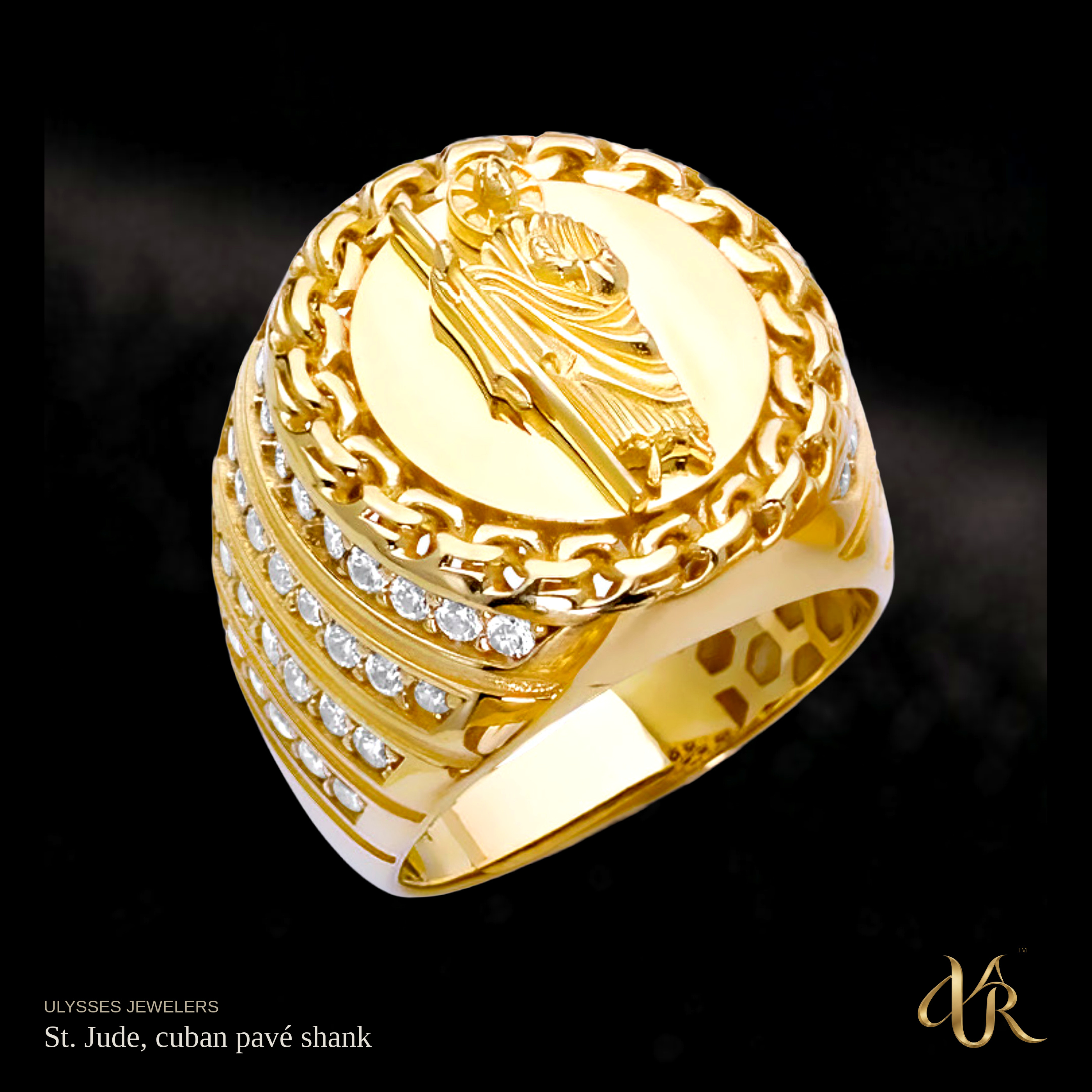 St. Jude, cuban pavé shank