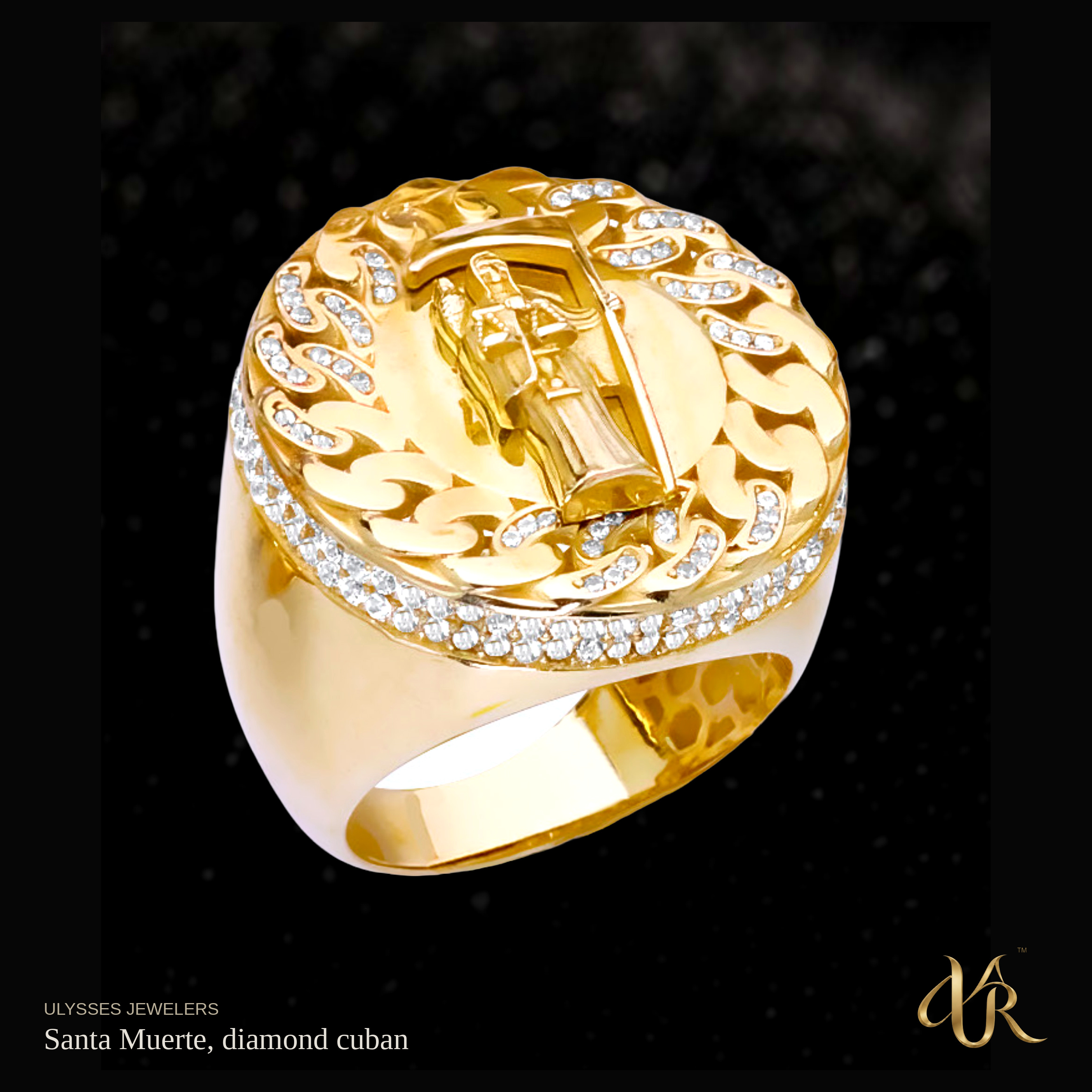 Santa Muerte, diamond cuban