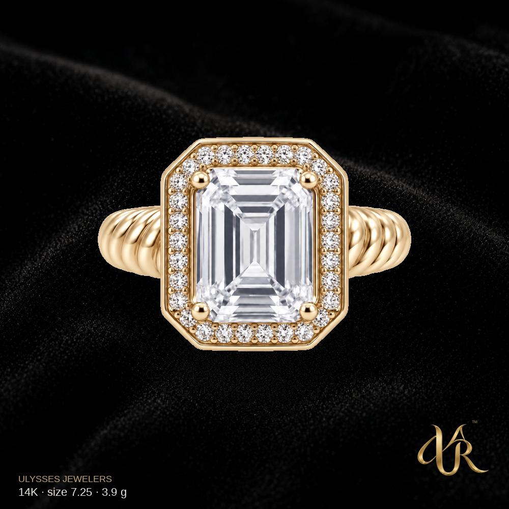 14K Women's Gold Ring, size 7.25, 3.9 g
