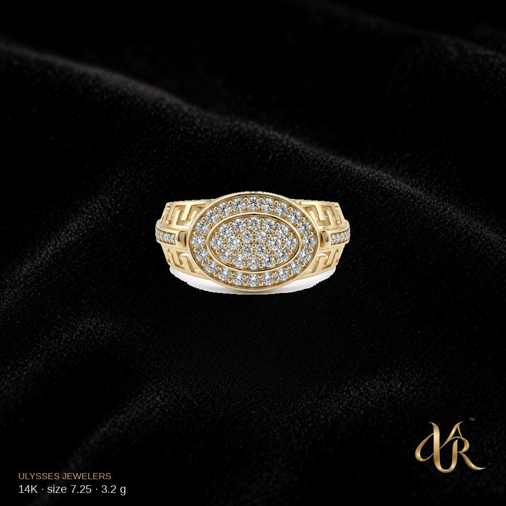 14K Women's Gold Ring, size 7.25, 3.2 g