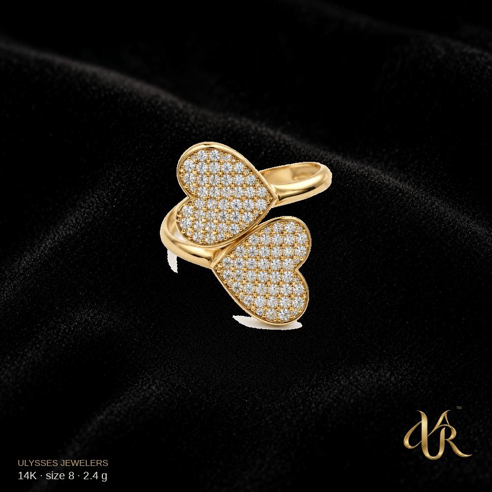 14K Women's Gold Ring, size 8, 2.4 g