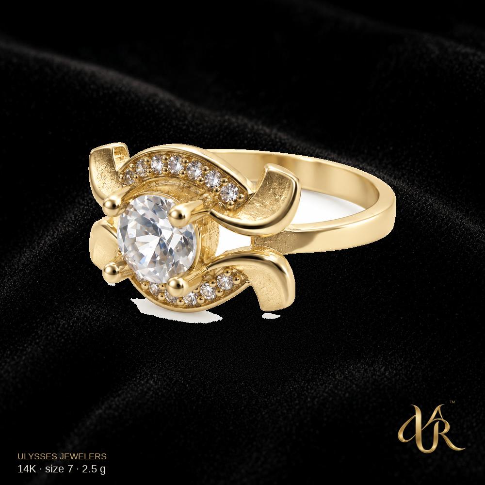 14K Women's Gold Ring, size 7, 2.5 g