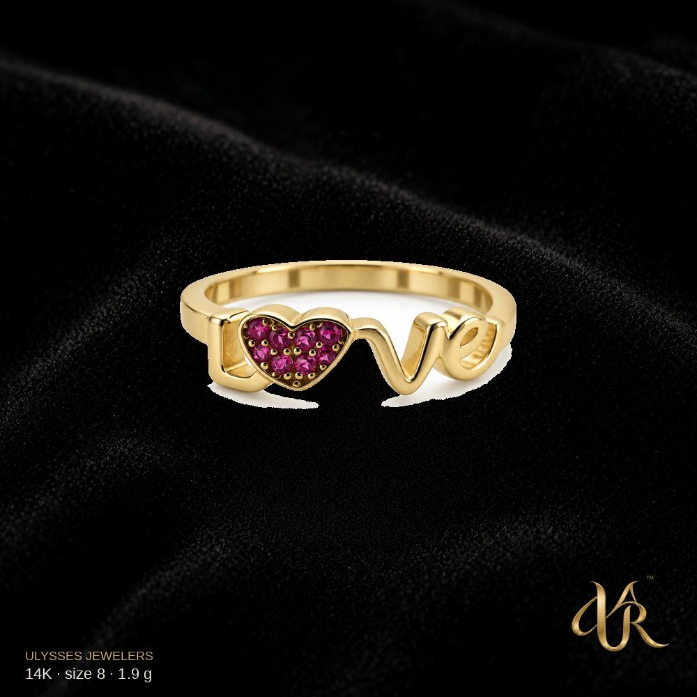 14K Women's Gold Ring, size 8, 1.9 g