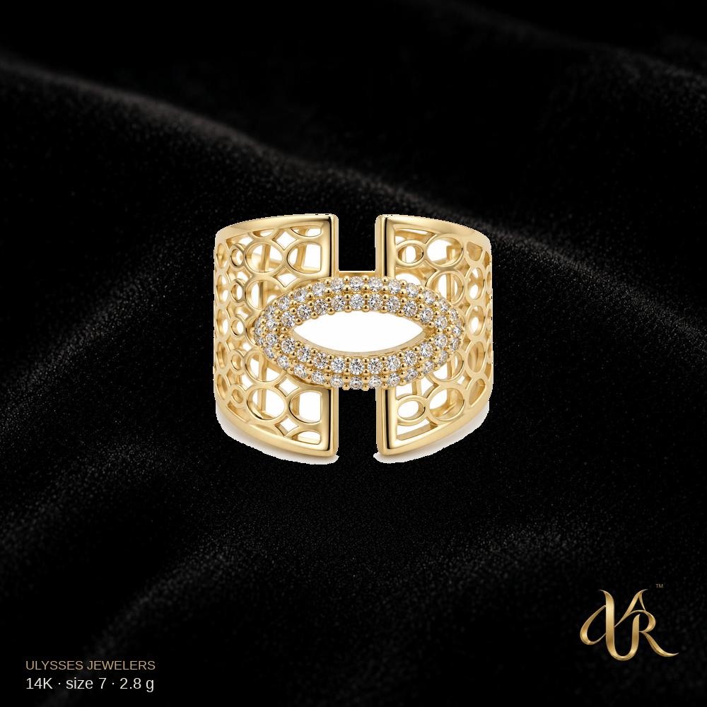 14K Women's Gold Ring, size 7, 2.8 g
