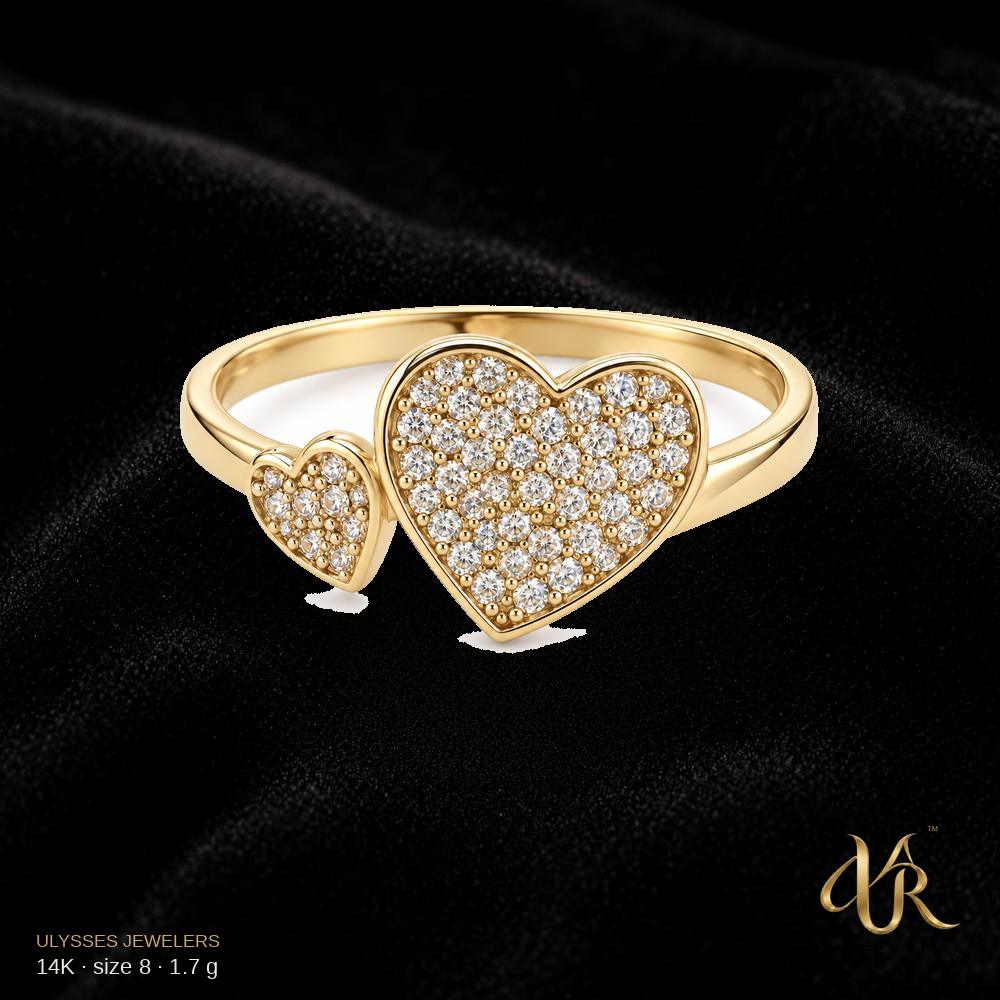 14K Women's Gold Ring, size 8, 1.7 g