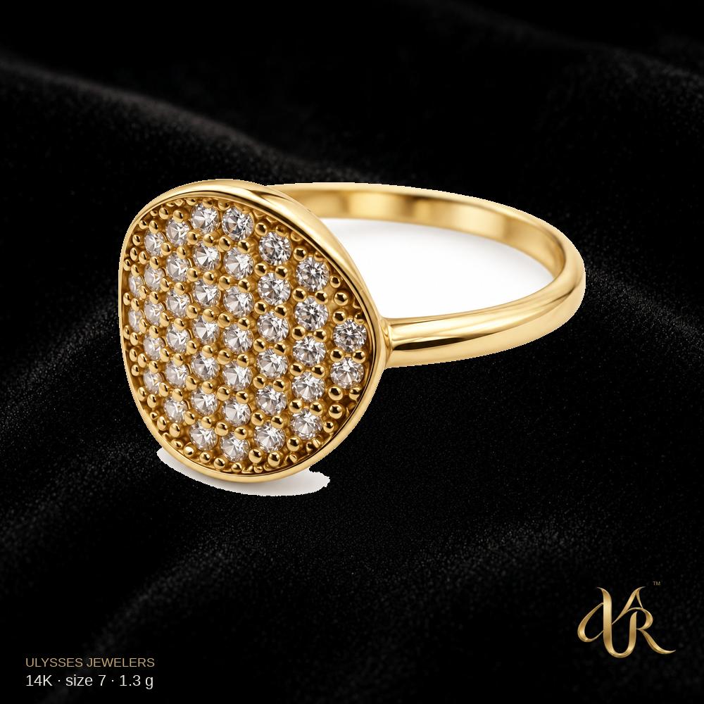 14K Women's ring, size 7, 1.3 g