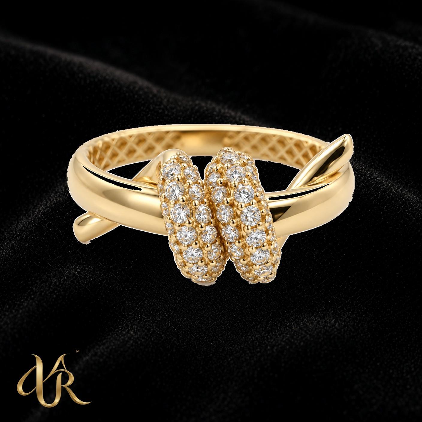 14K Knot wrap — Women'S Gold Ring