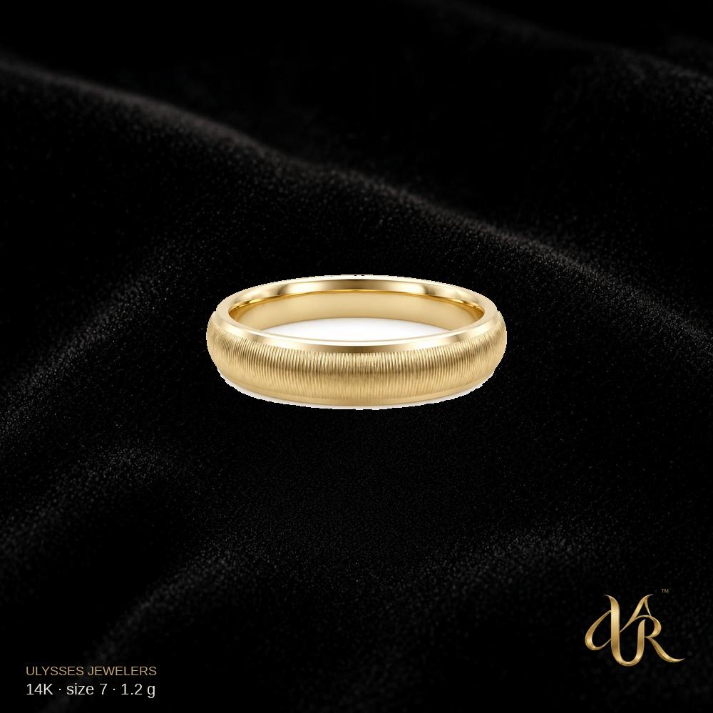 14K Women's ring, size 7, 1.2 g A