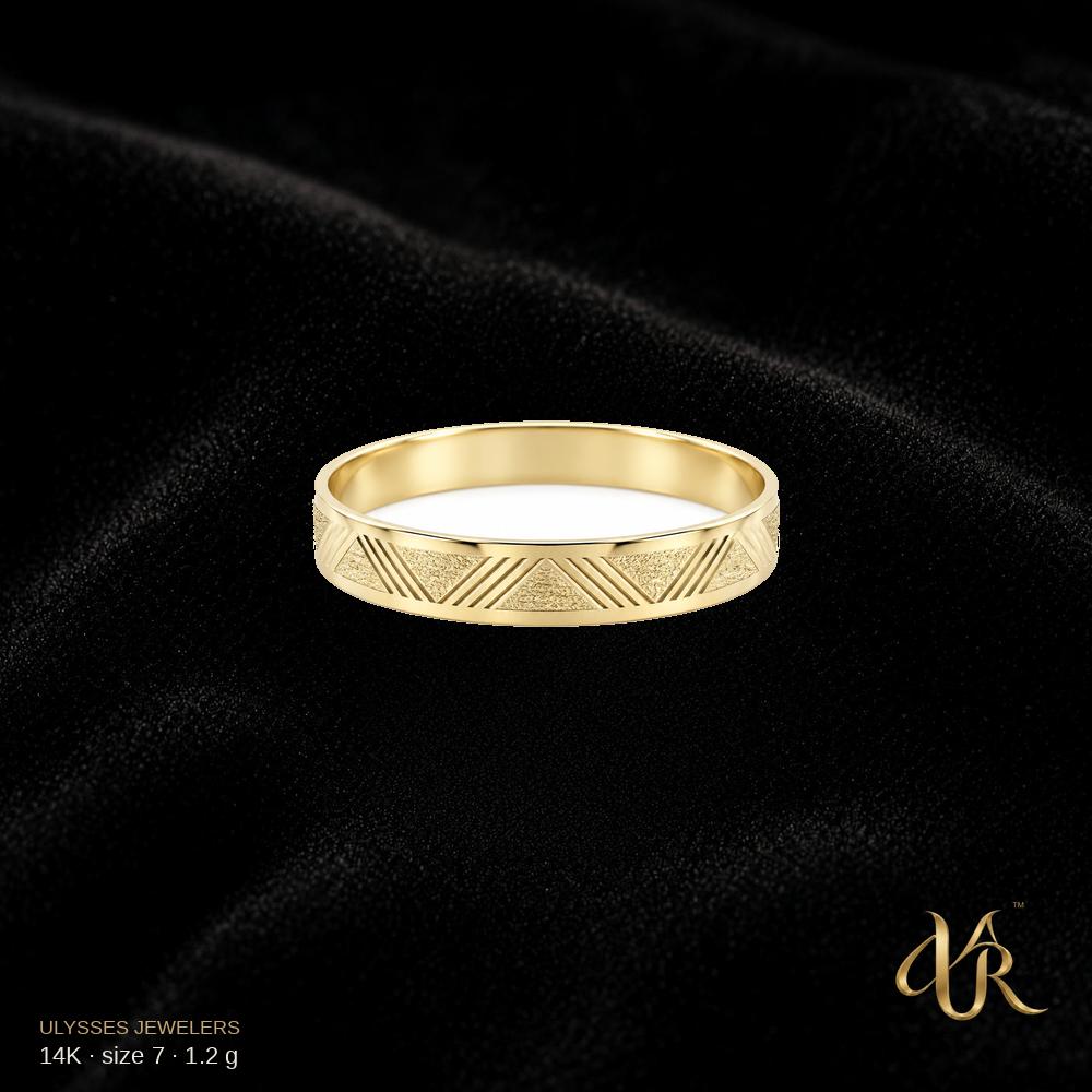 14K Women's ring, size 7, 1.2 g