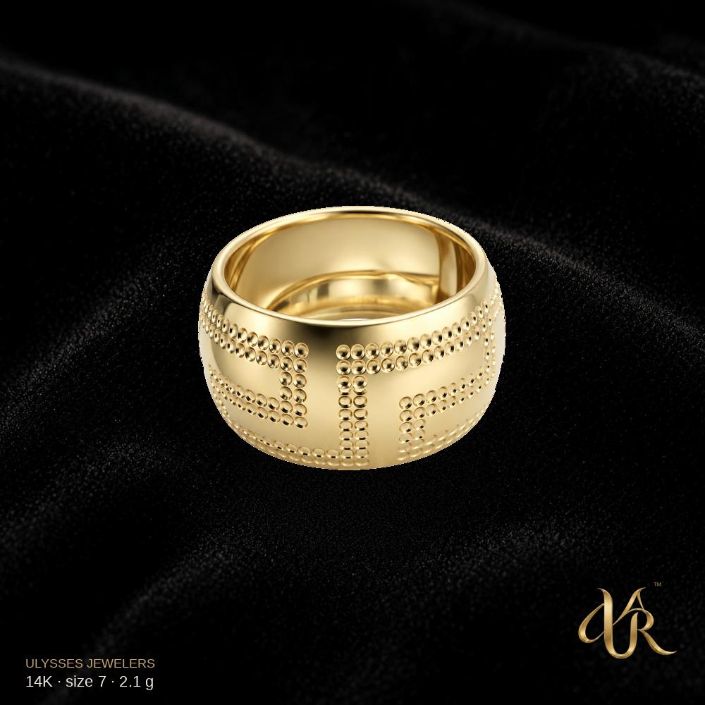 14K Women's Gold Ring, size 7, 2.1 g