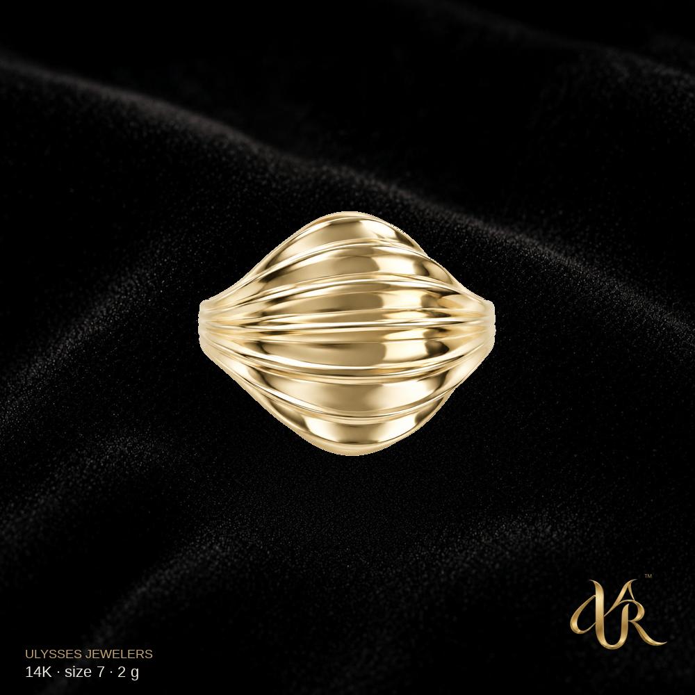 14K Women's Gold Ring, size 7, 2 g