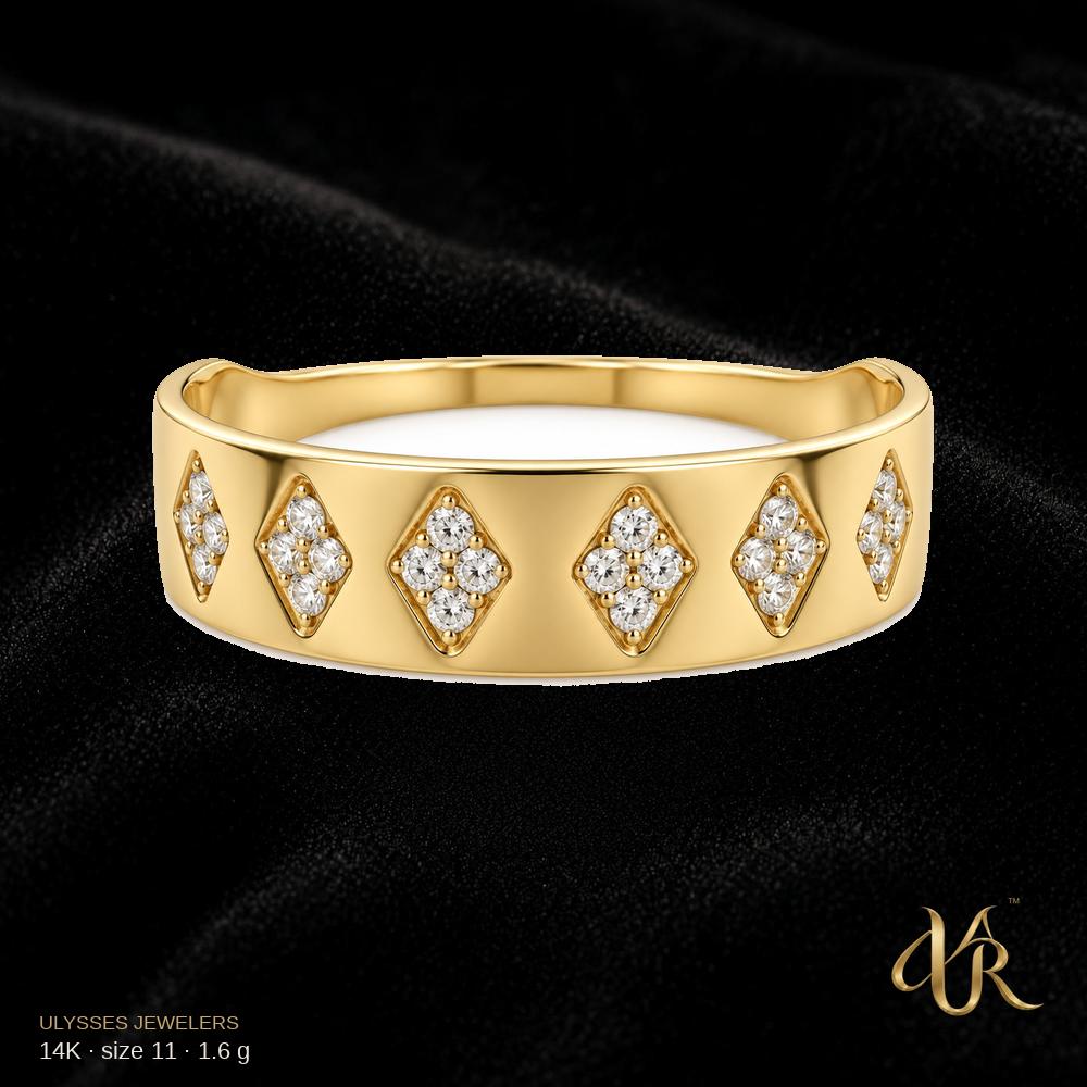 14K Engagement ring, size 11, 1.6 g