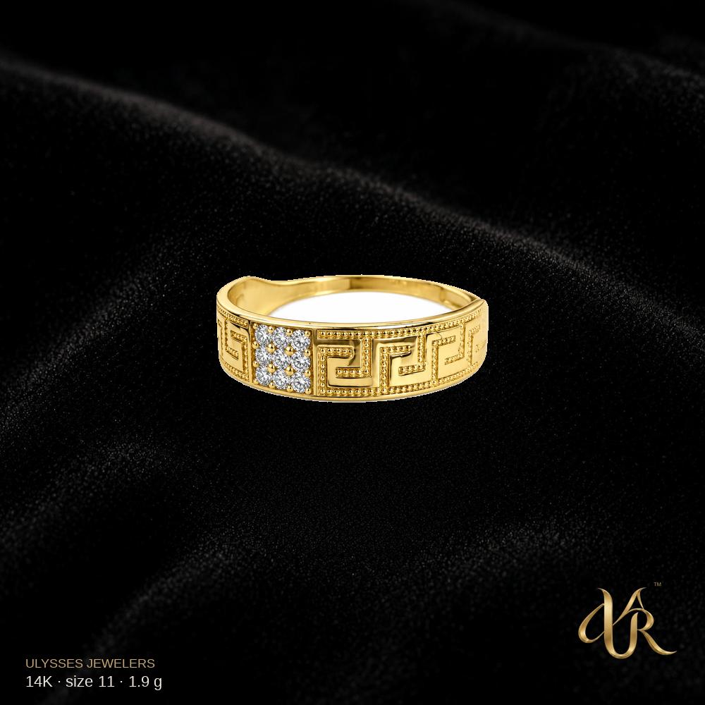 14K Men's ring, size 11, 1.9 g
