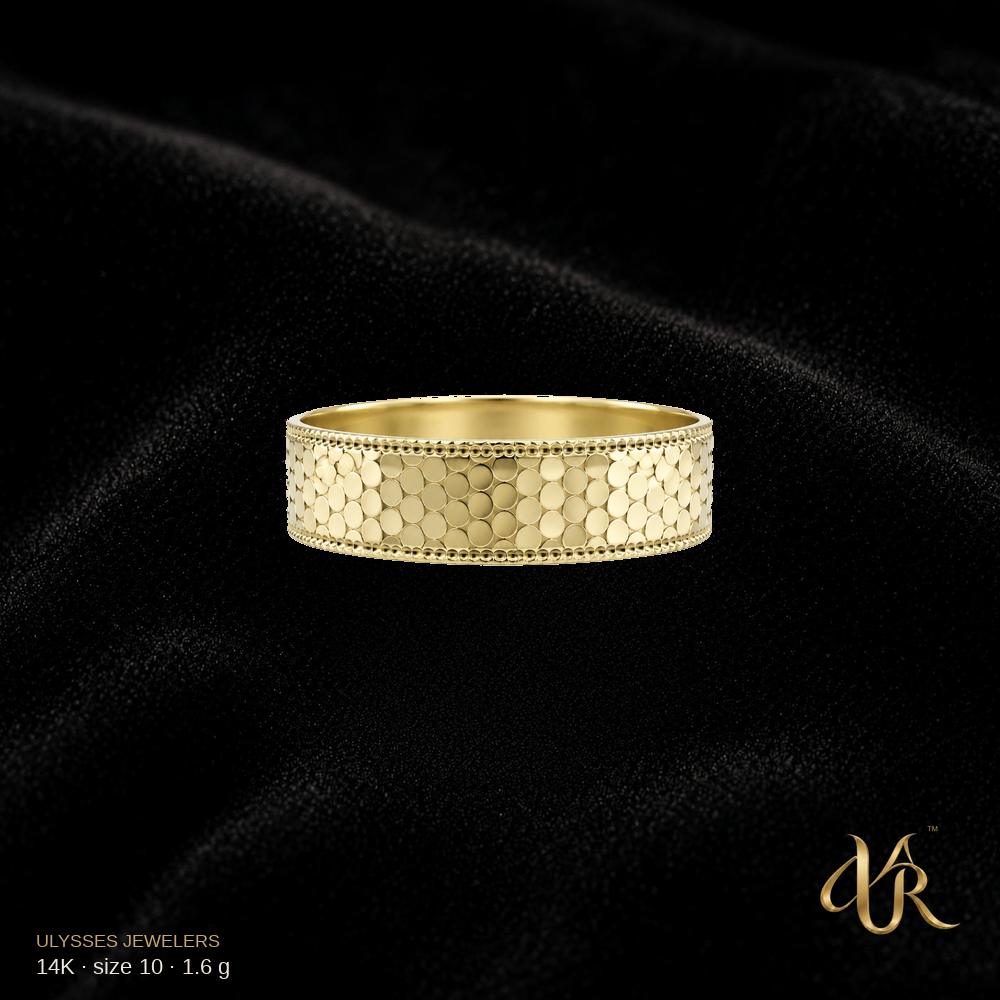 14K Men's Gold Ring, size 10, 1.6 g B