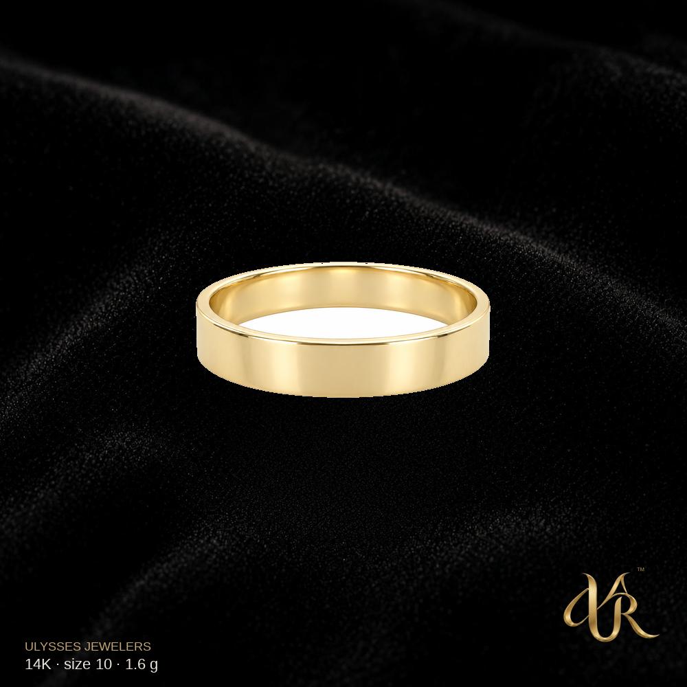 14K Men's Gold Ring, size 10, 1.6 g A