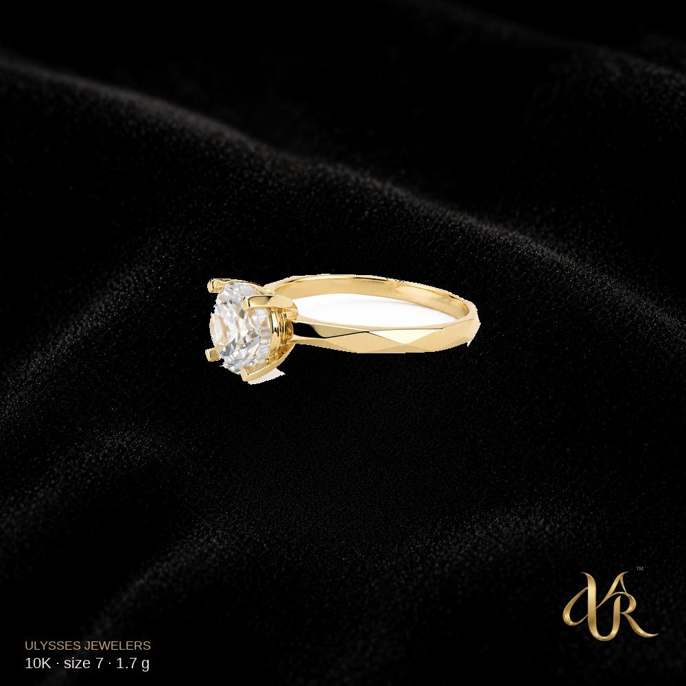 10K Women's Gold Ring, size 7, 1.7 g A