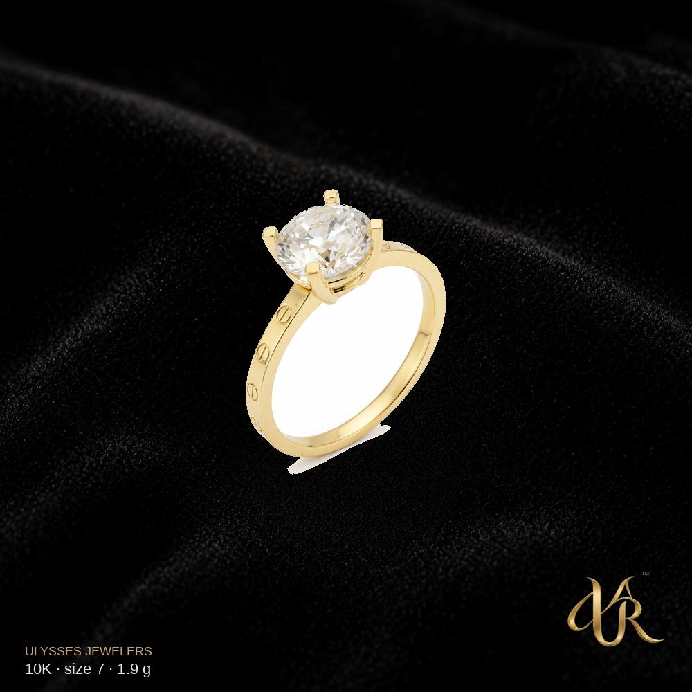 10K Women's Gold Ring, size 7, 1.9 g
