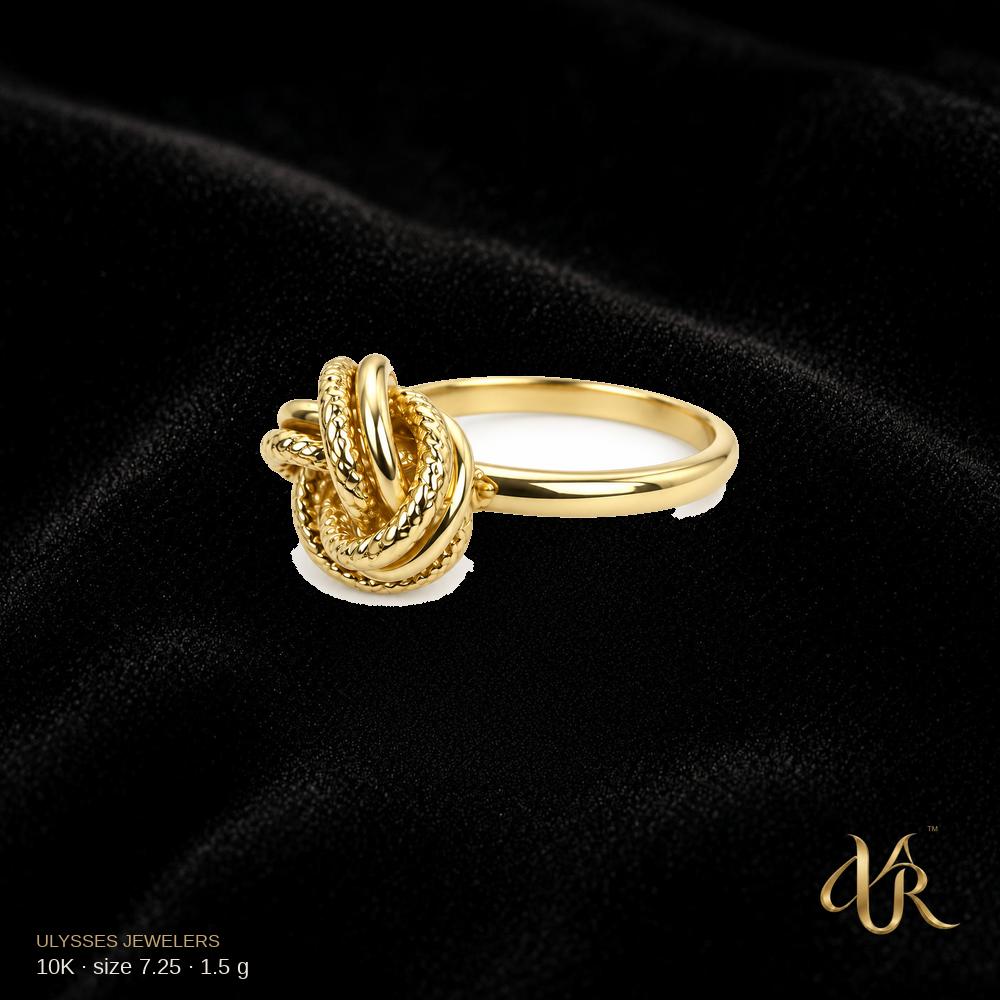 10K Women's ring, size 7.25, 1.5 g B