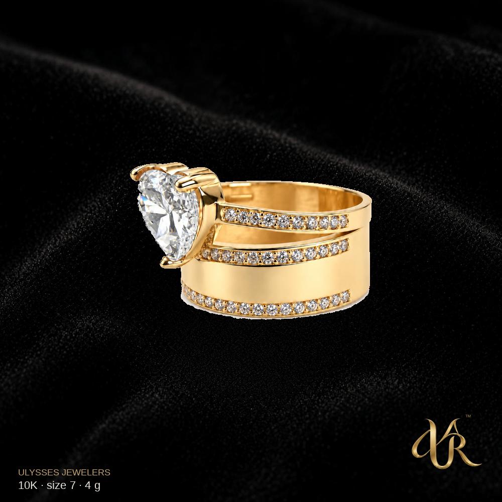 10K Women's Gold Ring, size 7, 4 g