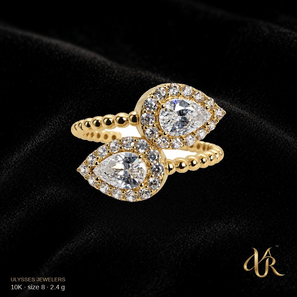 10K Women's Gold Ring, size 8, 2.4 g