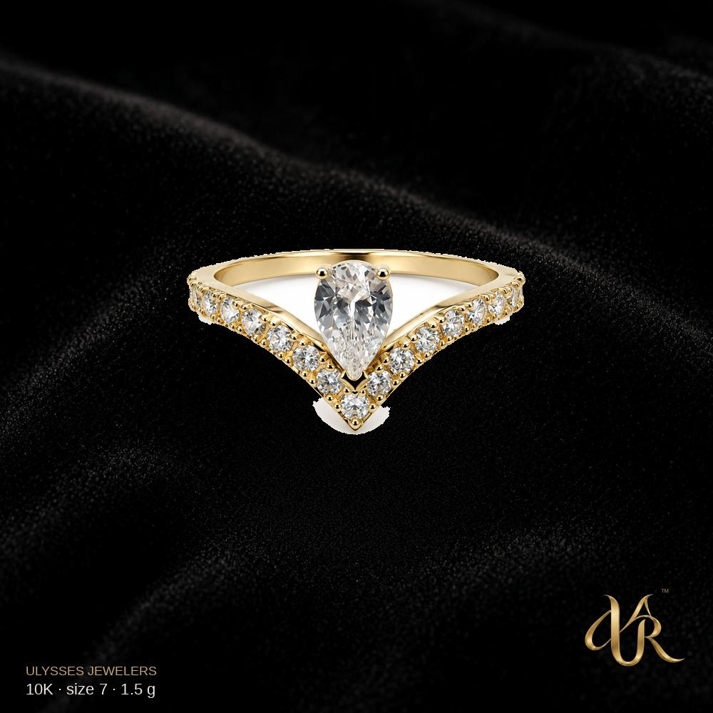 10K Women's Gold Ring, size 7, 1.5 g