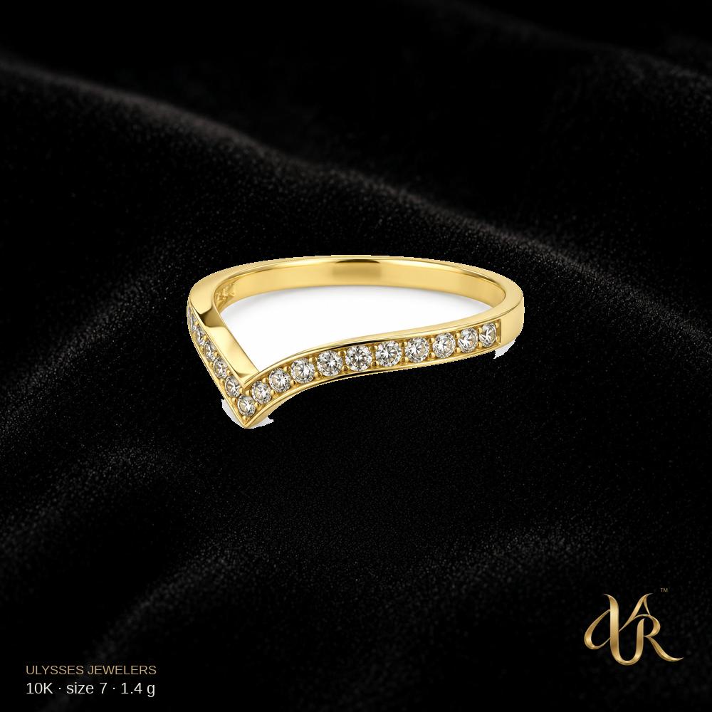 10K Women's Gold Ring, size 7, 1.4 g