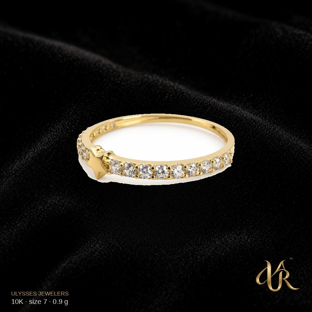 10K Women's Gold Ring, size 7, 0.9 g