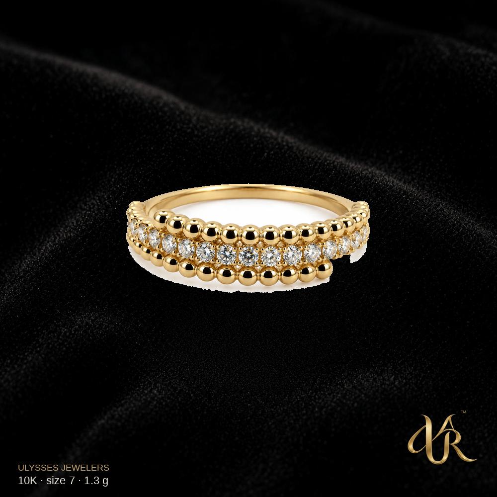 10K Women's Gold Ring, size 7, 1.3 g