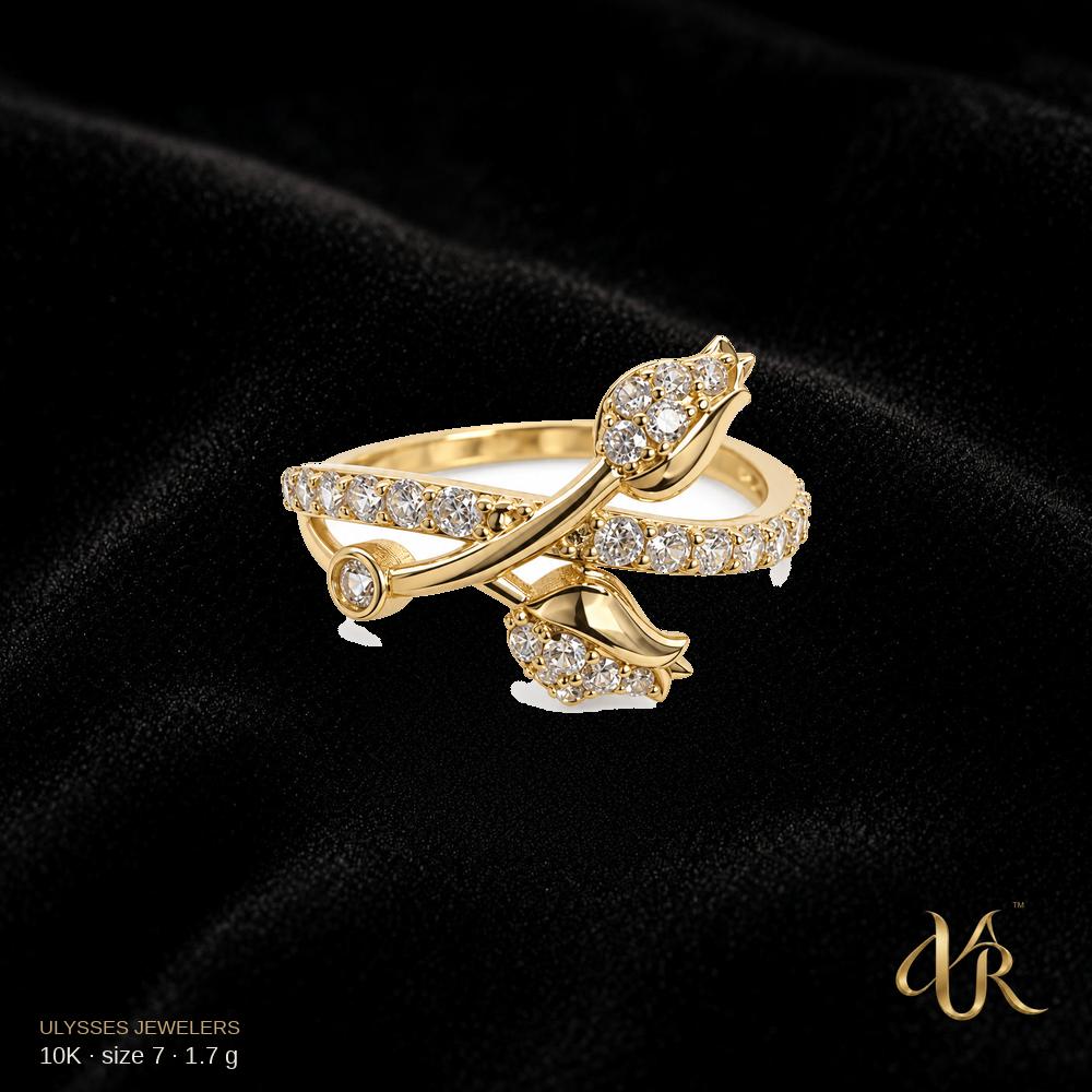 10K Women's Gold Ring, size 7, 1.7 g