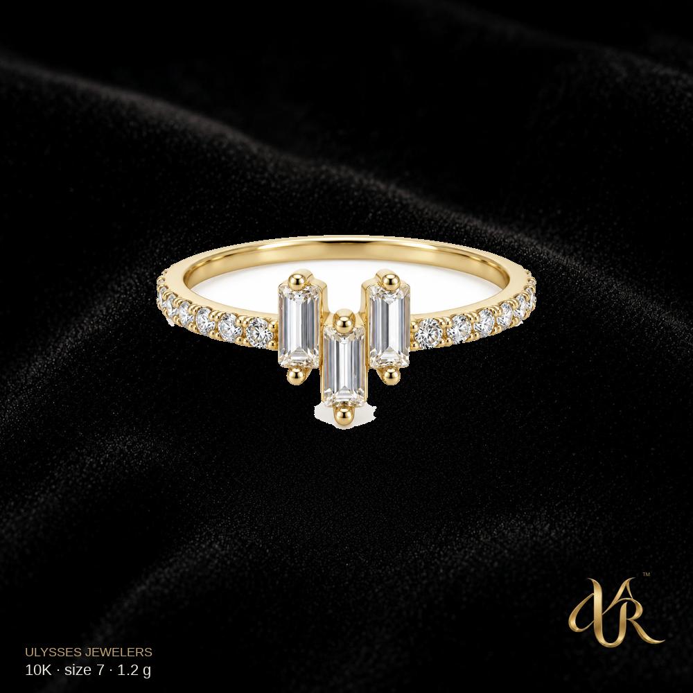 10K Women's Gold Ring, size 7, 1.2 g A