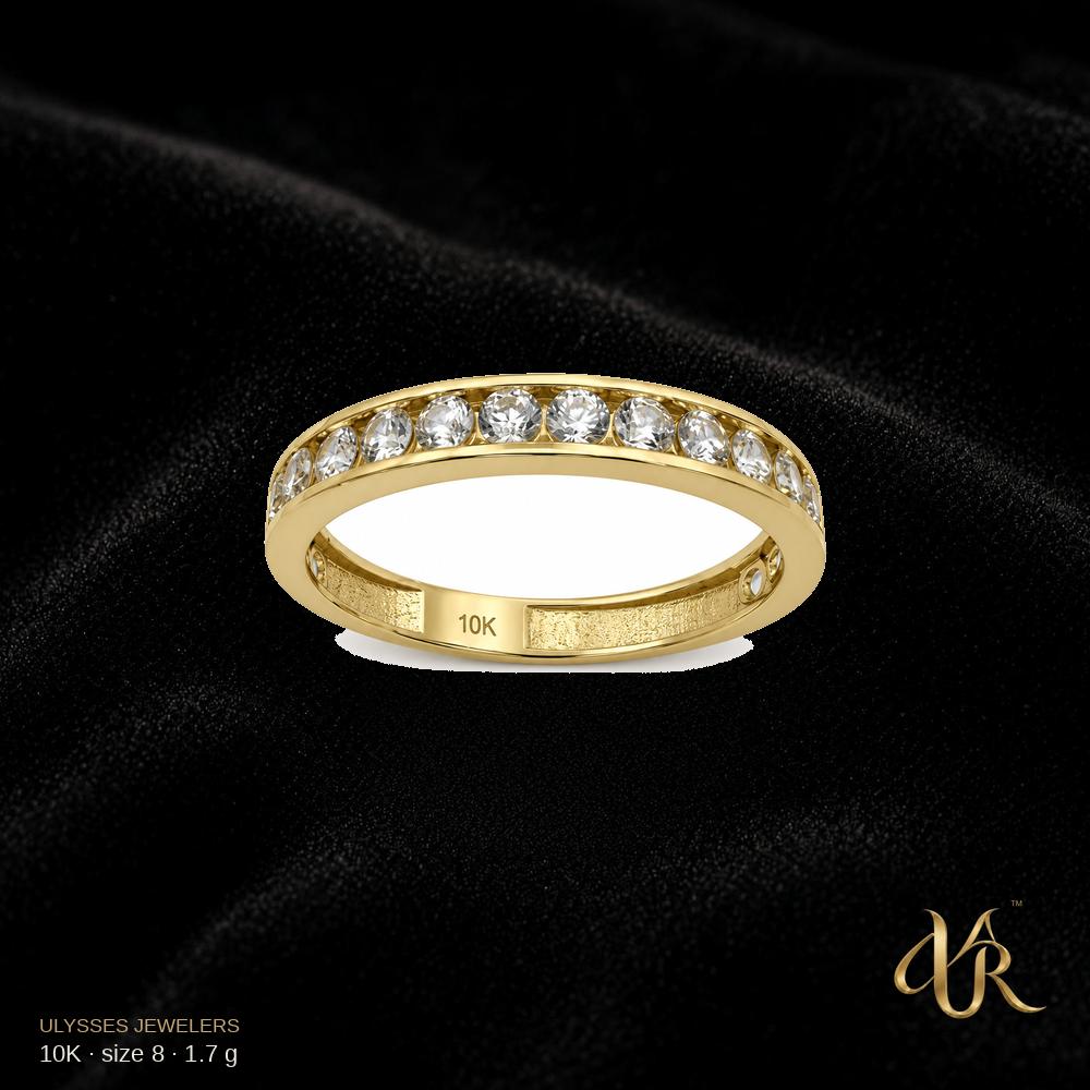 10K Women's Gold Ring, size 8, 1.7 g