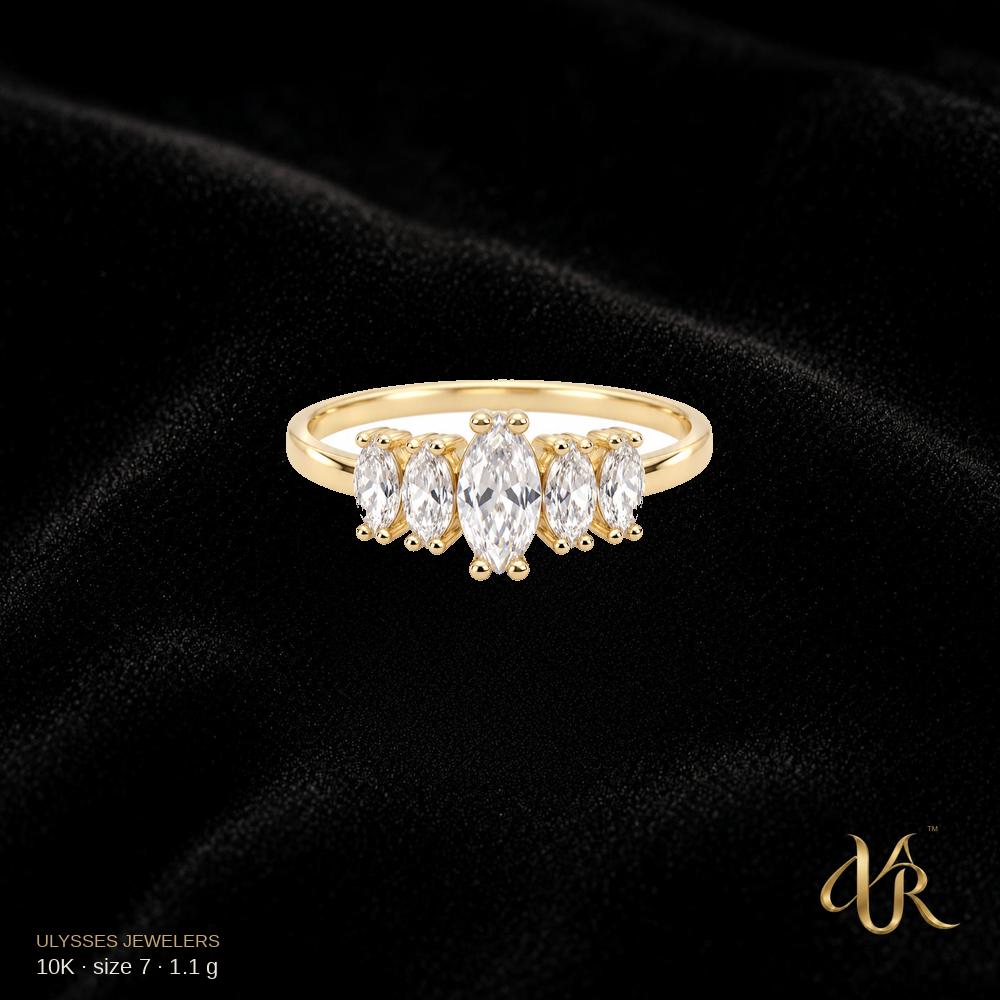 10K Women's Gold Ring, size 7, 1.1 g