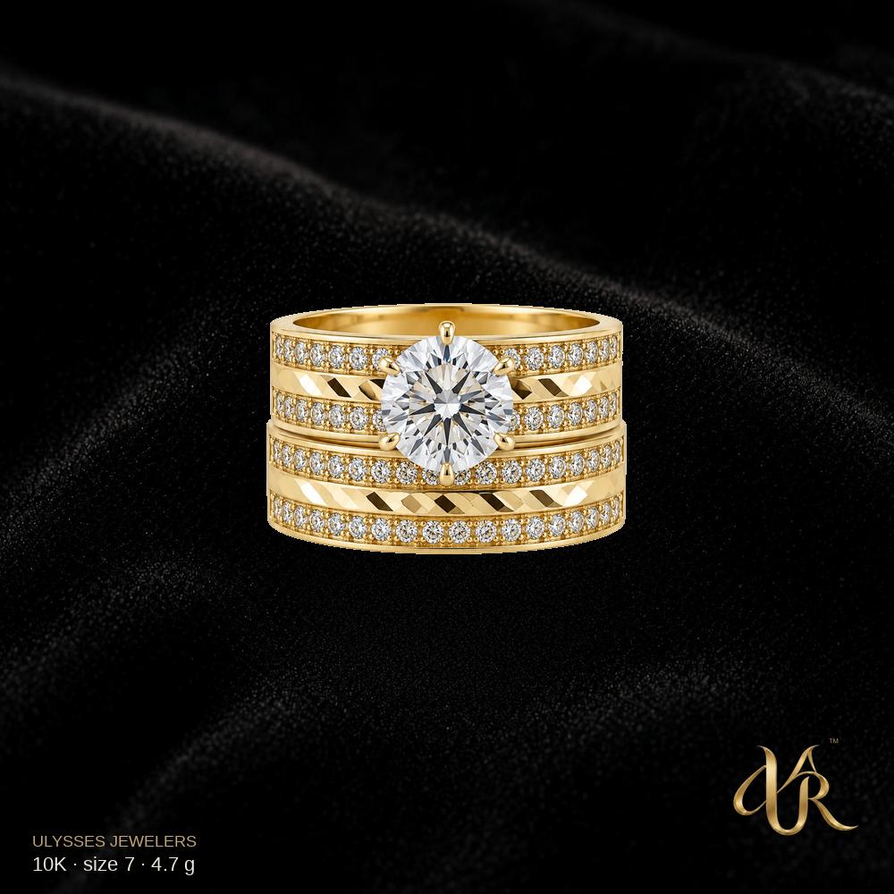 10K Engagement ring, size 7, 4.7 g