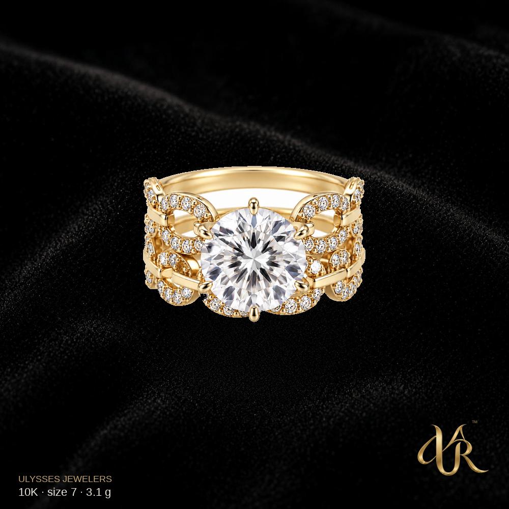 10K Engagement ring, size 7, 3.1 g