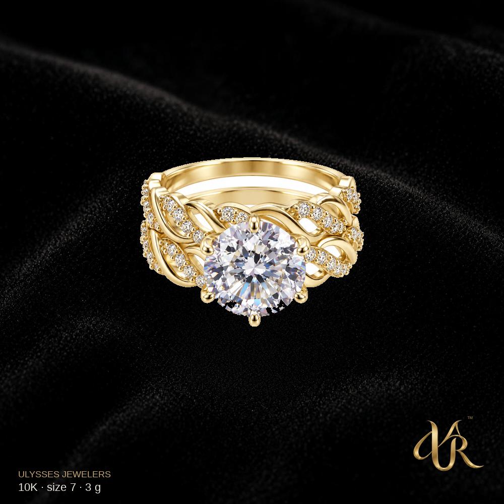10K Engagement ring, size 7, 3 g