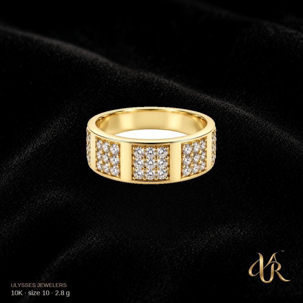 10K Engagement Gold Ring, size 10, 2.8 g