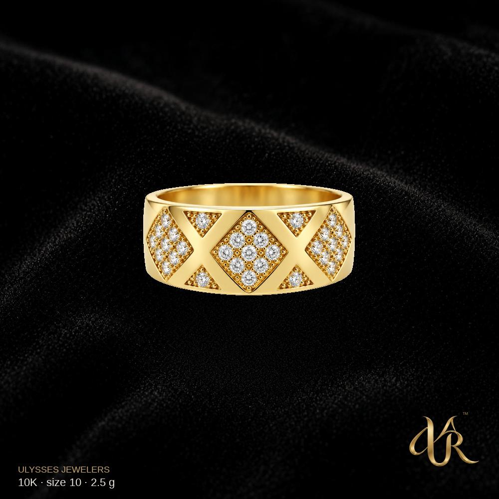 10K Engagement ring, size 10, 2.5 g