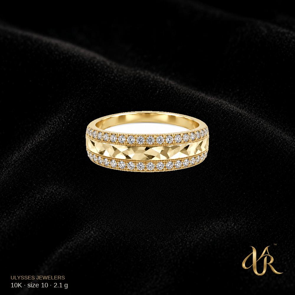10K Engagement ring, size 10, 2.1 g A