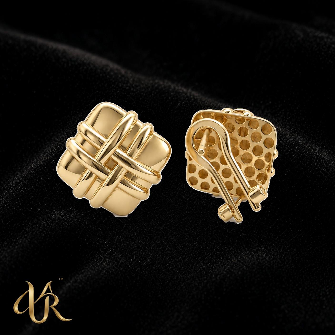 Woven studs